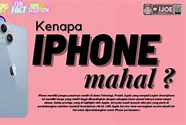 Kenapa Iphone Mahal Dari Android